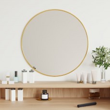 Sienas spogulis, sudraba krāsā, ø 50 cm, apaļš