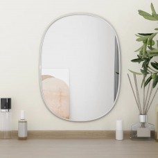 Sienas spogulis, sudraba krāsā, 40x30 cm