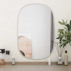 Sienas spogulis, sudraba krāsā, 60x40 cm