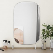 Sienas spogulis, sudraba krāsā, 80x50 cm