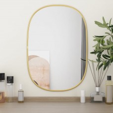 Sienas spogulis, zelta krāsā, 50x35 cm