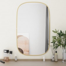 Sienas spogulis, zelta krāsā, 80x50 cm