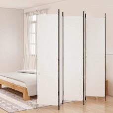 5-paneļu istabas aizslietnis, 250x220 cm, balts audums