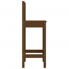 Bāra krēsli, 2 gab., medus brūni, 40x41,5x112 cm, priede