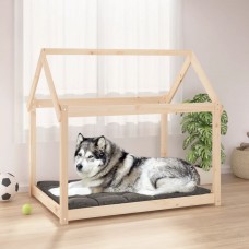 Suņu gulta, 111x80x100 cm, priedes masīvkoks