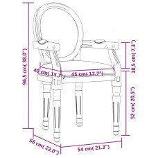 Virtuves krēsls, 54x56x96,5 cm, lins