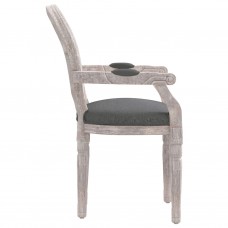 Virtuves krēsls, 54x56x96,5 cm, tumši pelēks audums