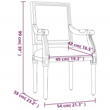 Atpūtas krēsls, tumši pelēks, 54x59x99 cm, audums