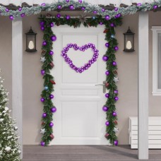 Ziemassvētku bumbiņas, violetas, 175 cm, polistirols
