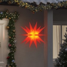 Ziemassvētku lampa ar led, salokāma, sarkana, 100 cm
