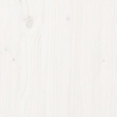 Veļas grozs, balta, 44x44x66 cm, priedes masīvkoks