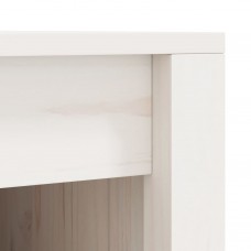 Āra virtuves skapītis, balts, 106x55x92 cm, priedes masīvkoks