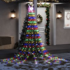Ziemassvētku eglītes gaismiņas, 320 led, krāsainas, 375 cm