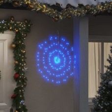 Ziemassvētku dekorācija, 140 led, zilas, 17 cm