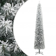 Mākslīgā ziemassvētku egle ar statīvu, šaura, 270 cm, pvc