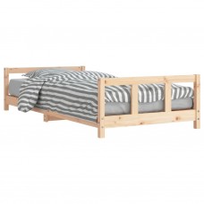 Bērnu gultas rāmis, 90x190 cm, priedes masīvkoks