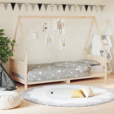 Bērnu gultas rāmis, 80x200 cm, priedes masīvkoks