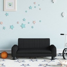 Bērnu dīvāns, melnu, 70x45x30 cm, audums