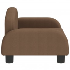 Bērnu dīvāns, brūns, 50x40x30 cm, audums