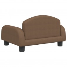 Bērnu dīvāns, brūns, 50x40x30 cm, audums