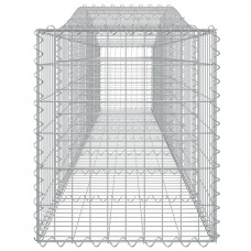 Arkveida gabiona grozi, 15 gb., 400x50x60/80cm, cinkota dzelzs