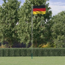 Vācijas karogs un masts, 6,23 m, alumīnijs