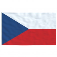 Čehijas karogs un masts, 6,23 m, alumīnijs