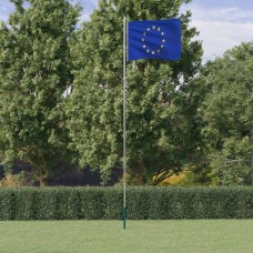 Eiropas savienības karogs un masts, 6,23 m, alumīnijs