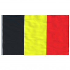 Beļģijas karogs un masts, 5,55 m, alumīnijs