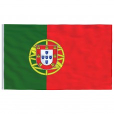 Portugāles karogs un masts, 5,55 m, alumīnijs