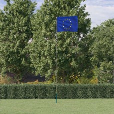 Eiropas savienības karogs un masts, 5,55 m, alumīnijs