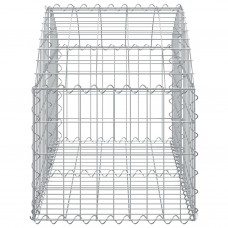 Arkveida gabiona grozs, 100x50x40/60 cm, cinkota dzelzs