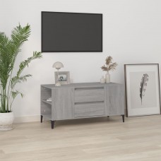 Tv skapītis, pelēka ozolkoka, 102x44,5x50 cm, inženierijas koks