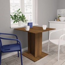 Virtuves galds, ozolkoka krāsa, 80x80x75 cm, inženierijas koks