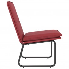 Atpūtas krēsls, vīnsarkans, 54x75x76 cm, mākslīgā āda