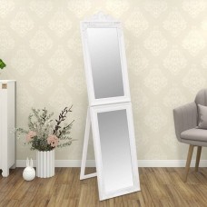 Grīdas spogulis, balts, 40x160 cm
