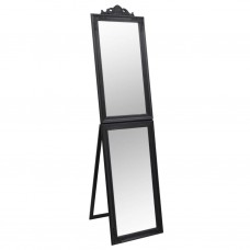Grīdas spogulis, 40x160 cm, melns