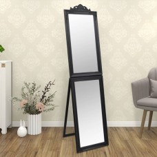 Grīdas spogulis, 45x180 cm, melns