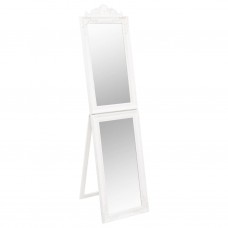 Grīdas spogulis, balts, 50x200 cm