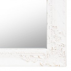 Grīdas spogulis, balts, 50x200 cm