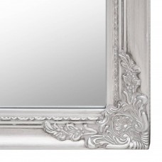 Grīdas spogulis, 50x200 cm, sudraba krāsā