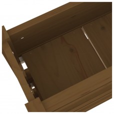 Puķu kaste, medus brūna, 77x25x104,5 cm, priedes masīvkoks