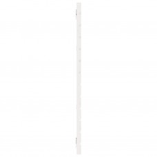 Sienas galvgalis, balts, 186x3x91,5 cm, priedes masīvkoks