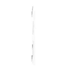 Sienas galvgalis, balts, 185x3x60 cm, priedes masīvkoks