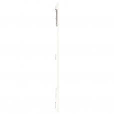 Sienas galvgalis, balts, 159,5x3x110 cm, priedes masīvkoks