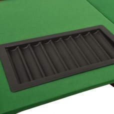 Pokera galds ar žetonu trauku, 10 personām, 160x80x75 cm