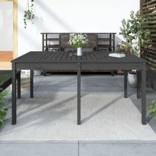 Dārza galds, pelēks, 159,5x82,5x76 cm, priedes masīvkoks