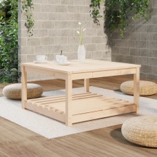 Dārza galds, 82,5x82,5x45 cm, priedes masīvkoks