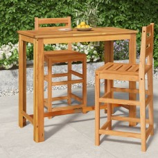 Dārza bāra galds, 120x60x105 cm, akācijas masīvkoks