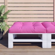 Palešu dīvāna spilvens, 70x70x12 cm, audums, rozā